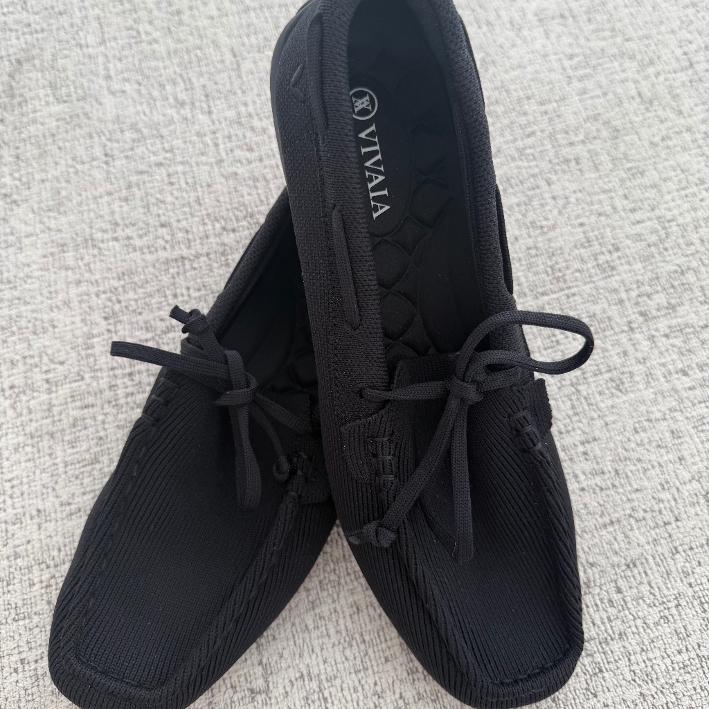 Vivaia Black Loafer - New Without Tags - Never Worn, Size 37